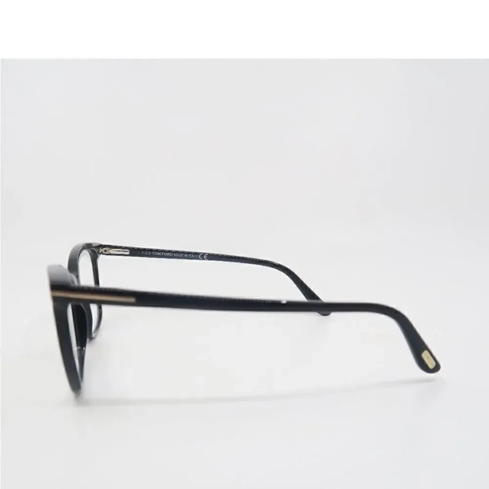 NWT Tom Ford TF 5690 001 55mm Black & Brown Tortoise Eyeglasses